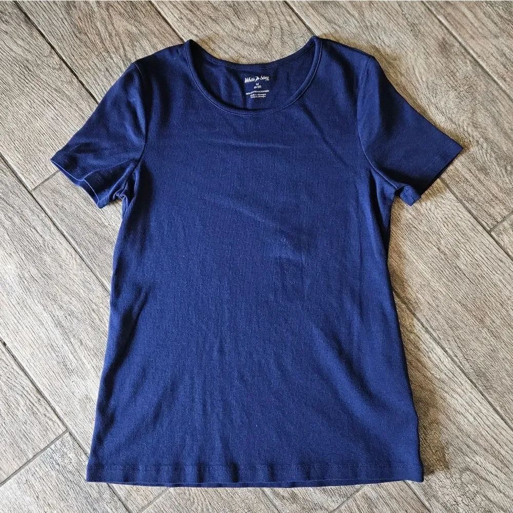 White Stag Navy Blue Short Sleeve T-Shirt Size M
